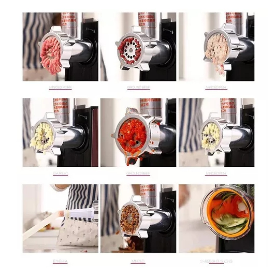 Picadora De Carne Eléctrica De Acero Inoxidable 2800w