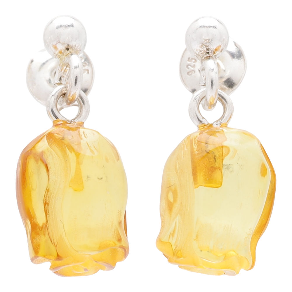 Aretes de Ambar Hexagonal main image 0