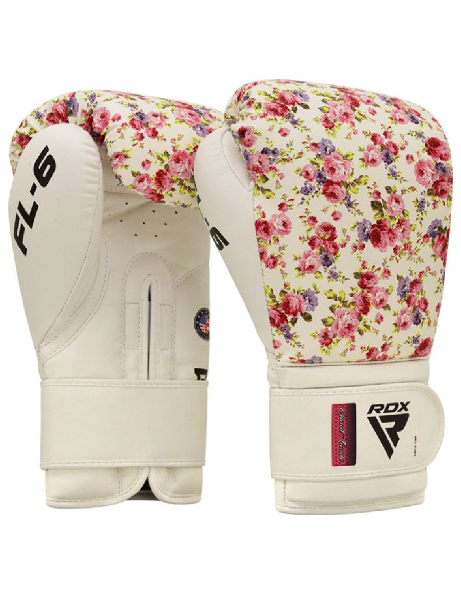 Guantes Box Rdx Floreados Para Mujer Sparring Entrenamiento
