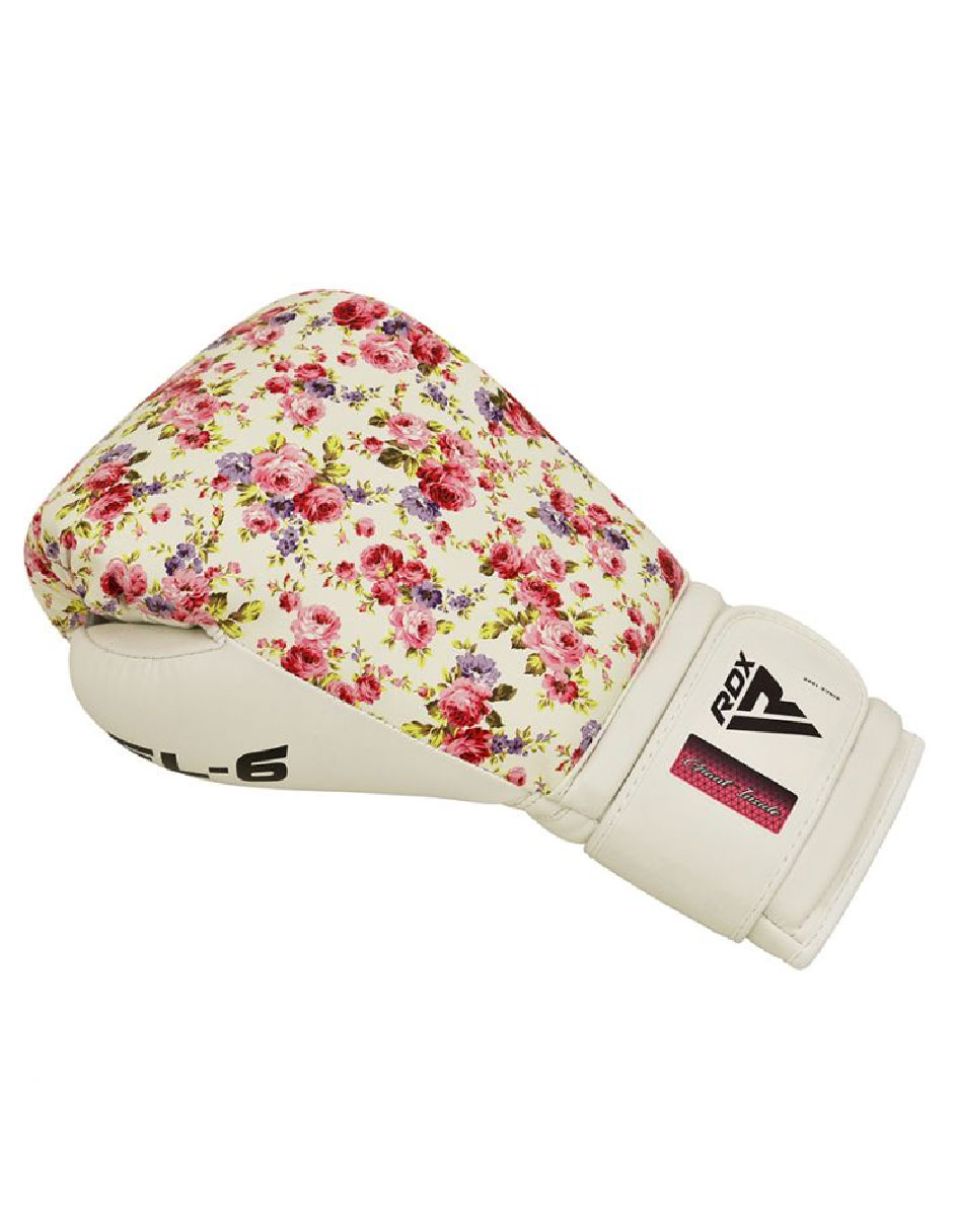 Guantes Box Rdx Floreados Para Mujer Sparring Entrenamiento