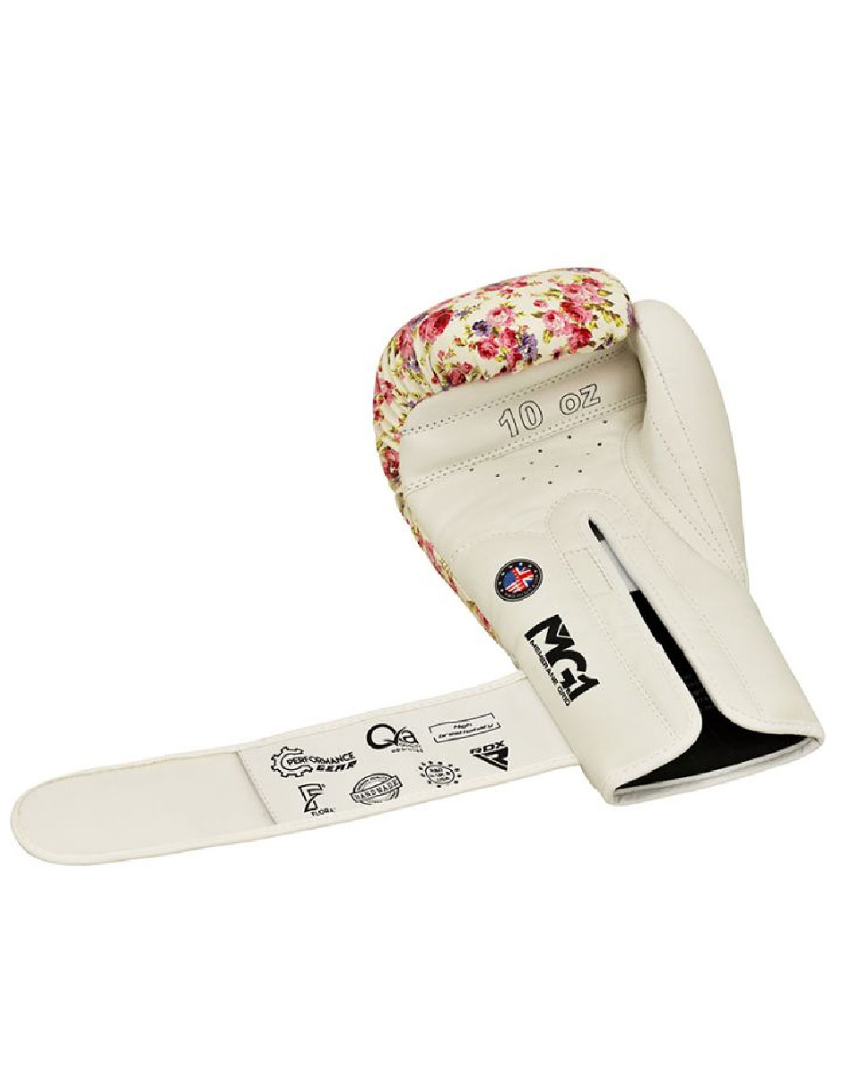 Guantes Box Rdx Floreados Para Mujer Sparring Entrenamiento
