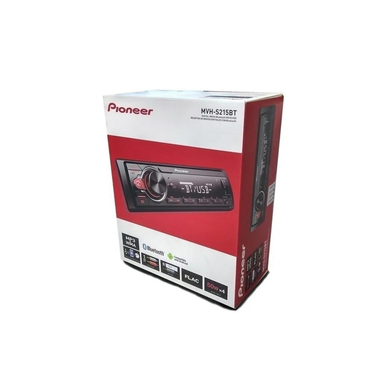 Reproductor Medios Digitales Stereo Pioneer MVH-S215BT Bluetooth