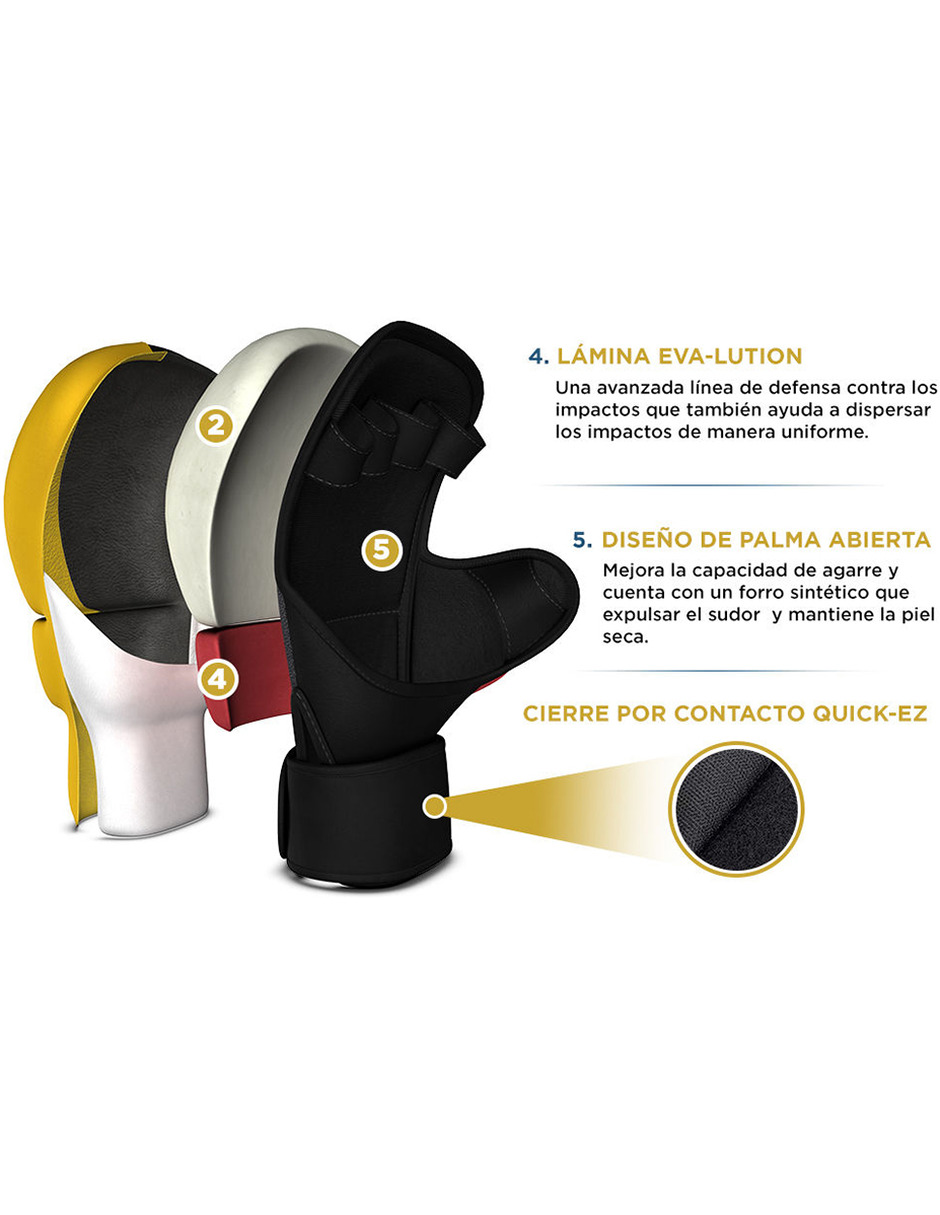 Guantes Mma T6 Hibridos Rdx Sparring Muaythai Entrenamiento