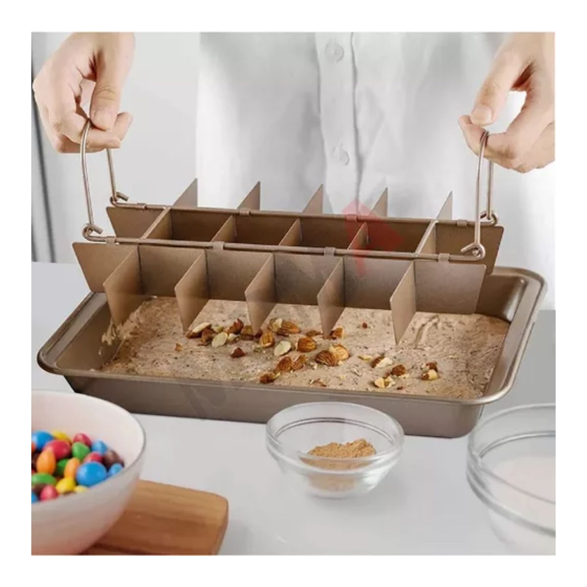 Molde De Pastel Brownie Pan Molde Para Hornear Herramientas