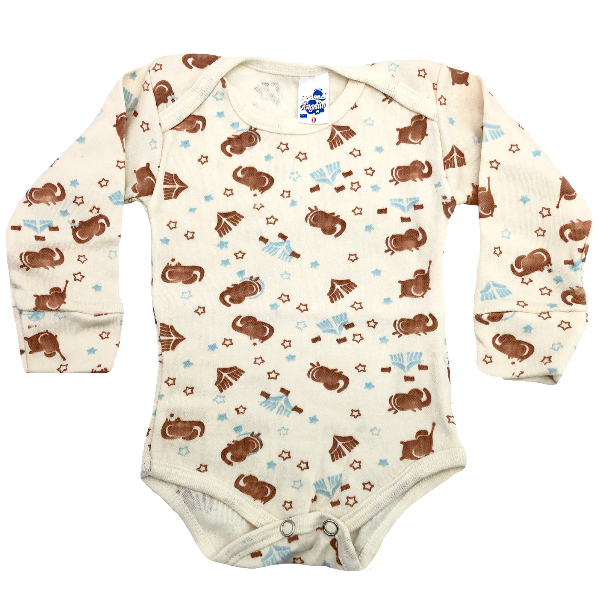 Pañalero Manga Larga Para Niña 100% algodón Pack 5