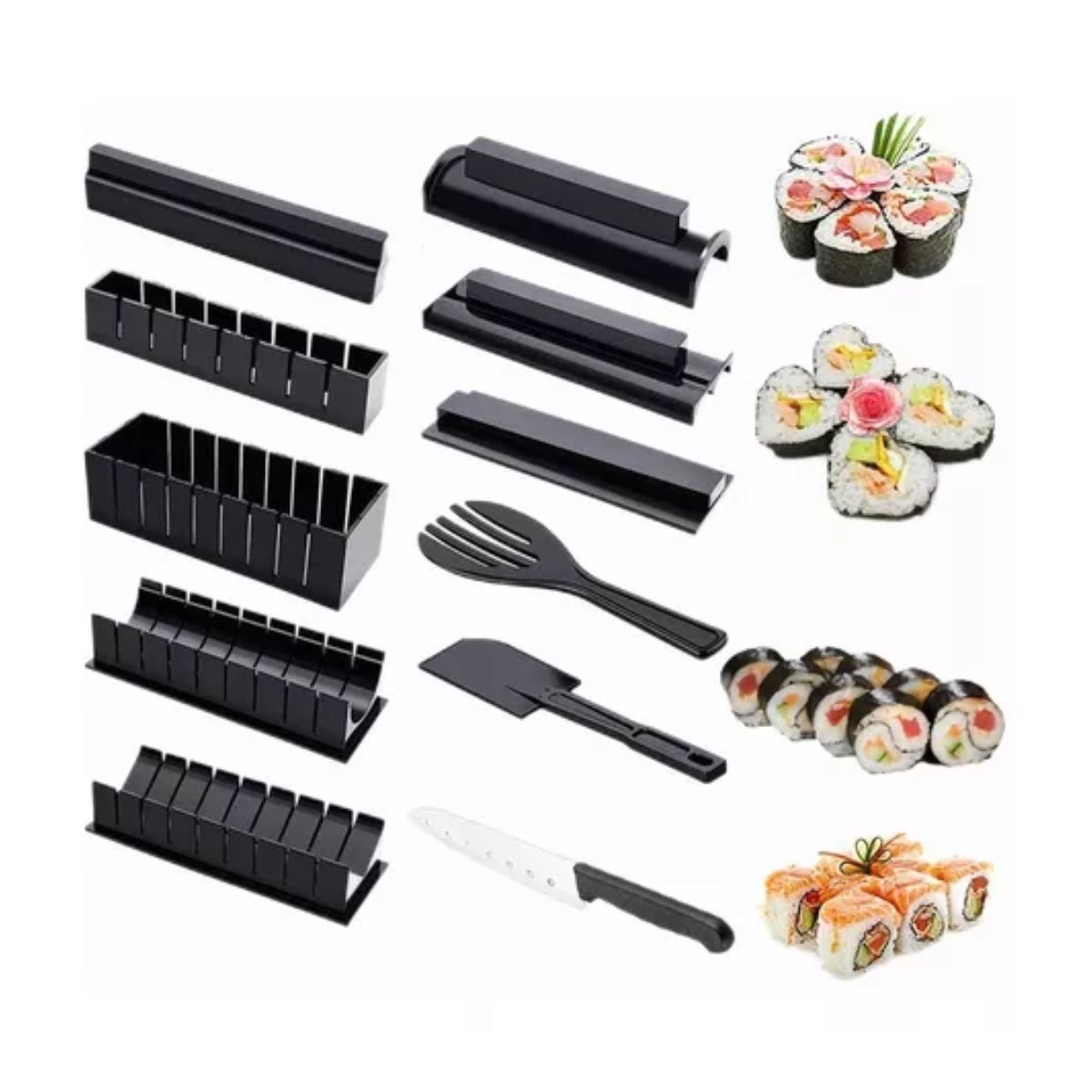 Molde Para Hacer Sushi Facil Varias Formas 11 Piezas — Atrix