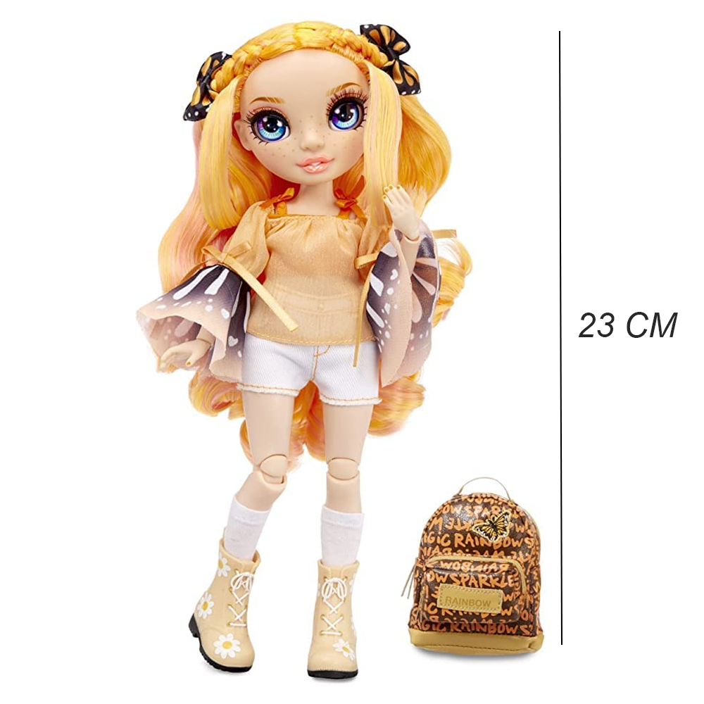 Muñeca MGA 578406EUC Rainbow High Jr High-poppy Rowan