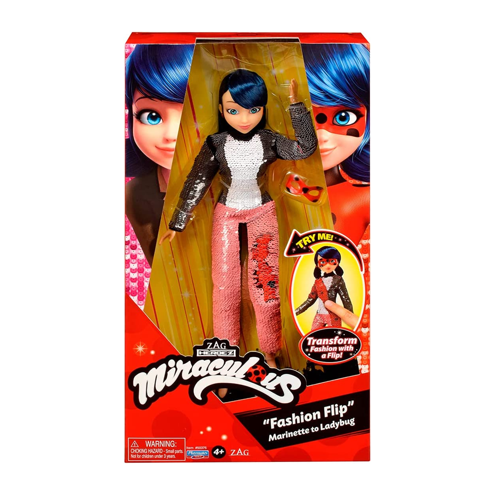 Muñeca 86981 Miraculous Marinette Transformación a Ladybug