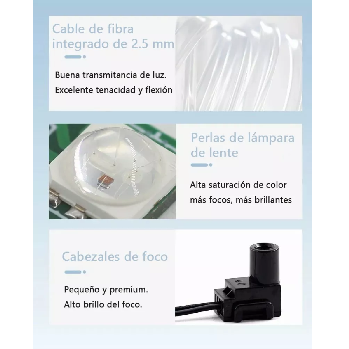 Pack 6 En 1 Tira De Luces Led Interior Luz Para Auto/rgb Neón