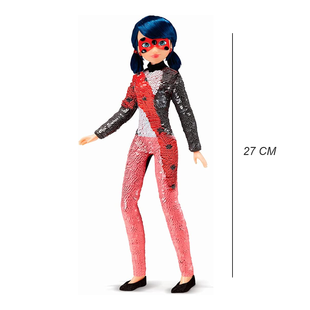 Muñeca 86981 Miraculous Marinette Transformación a Ladybug