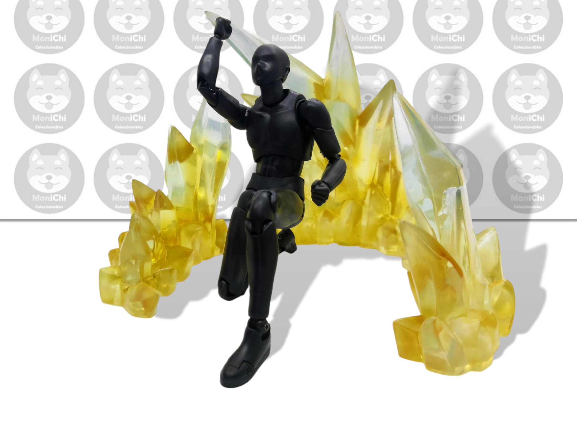 Tamashii Effect Efecto Poder Aura Hielo Amarillo Figura Myth