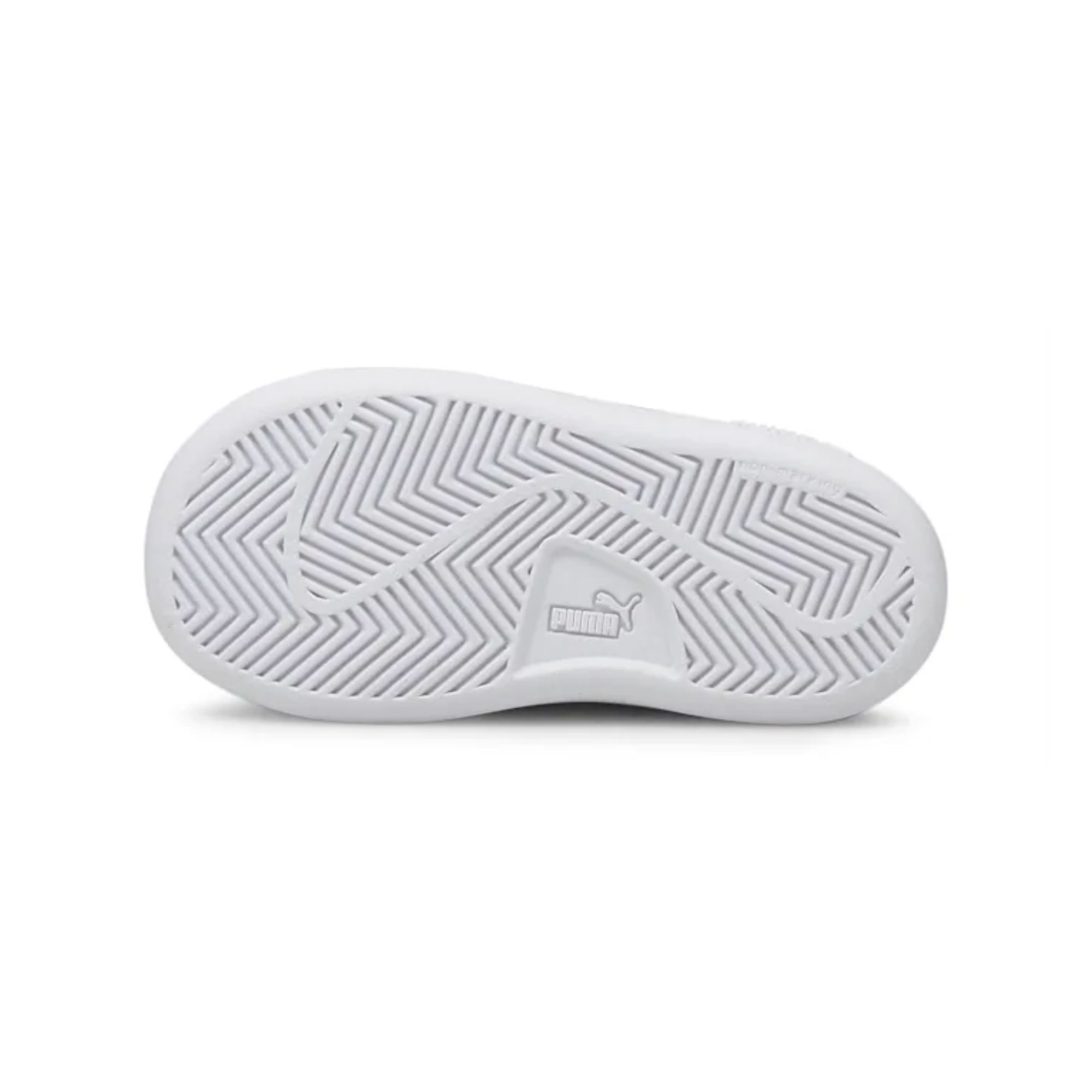 Tenis Puma Smash V2 L Velcro Azul Marino con Blanco Rojo Bebé Originales 36517413