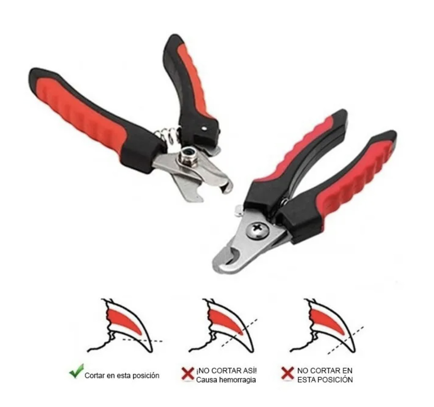 Corta Uñas Para Mascota Perro y Gato Cortauñas Sin Lastimarlo y Fácilmente