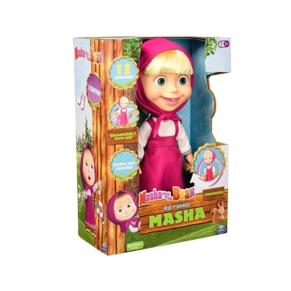 Muñeca Masha Interactiva 12 Frases Masha Y El Oso