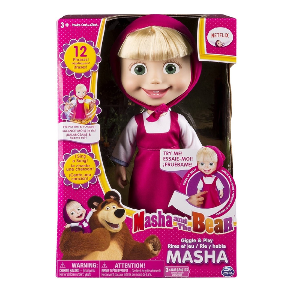 Muñeca Masha Interactiva 12 Frases Masha Y El Oso