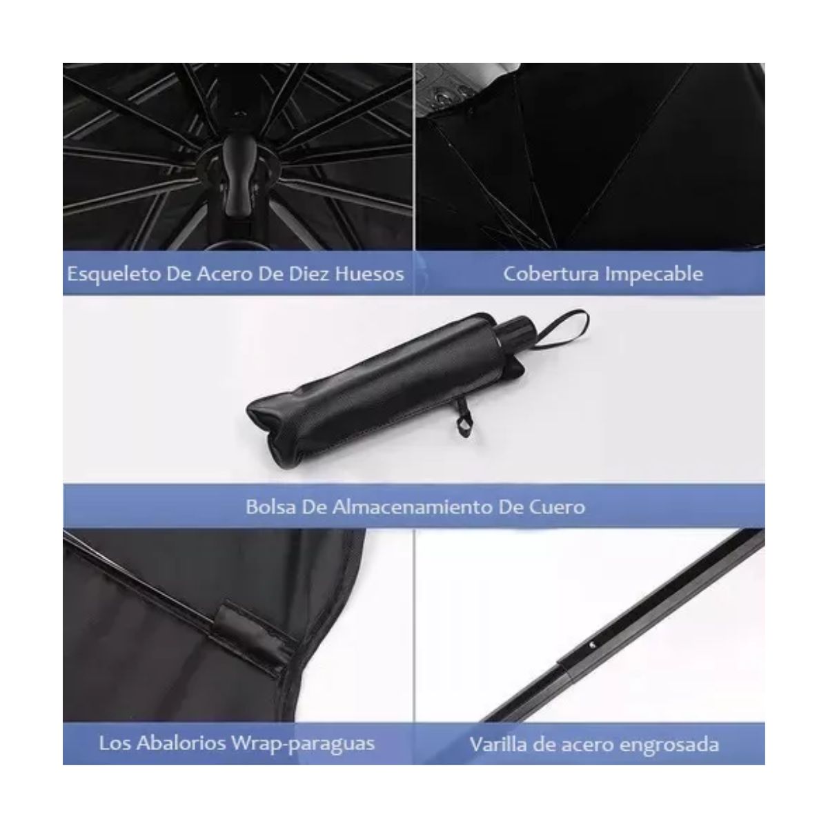 Tapasol Parabrisas Cubre Sol Para Coche Cortinas Parasol Negro