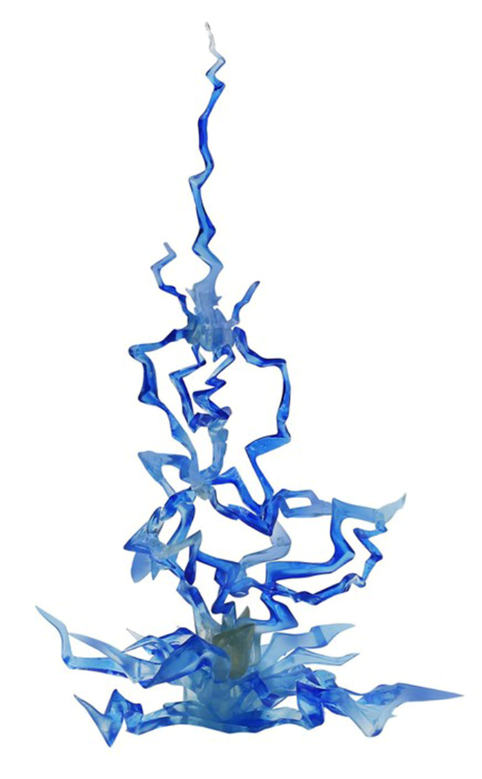 Tamashii Effect Efecto Poder Truenos Rayos Relámpagos Azul