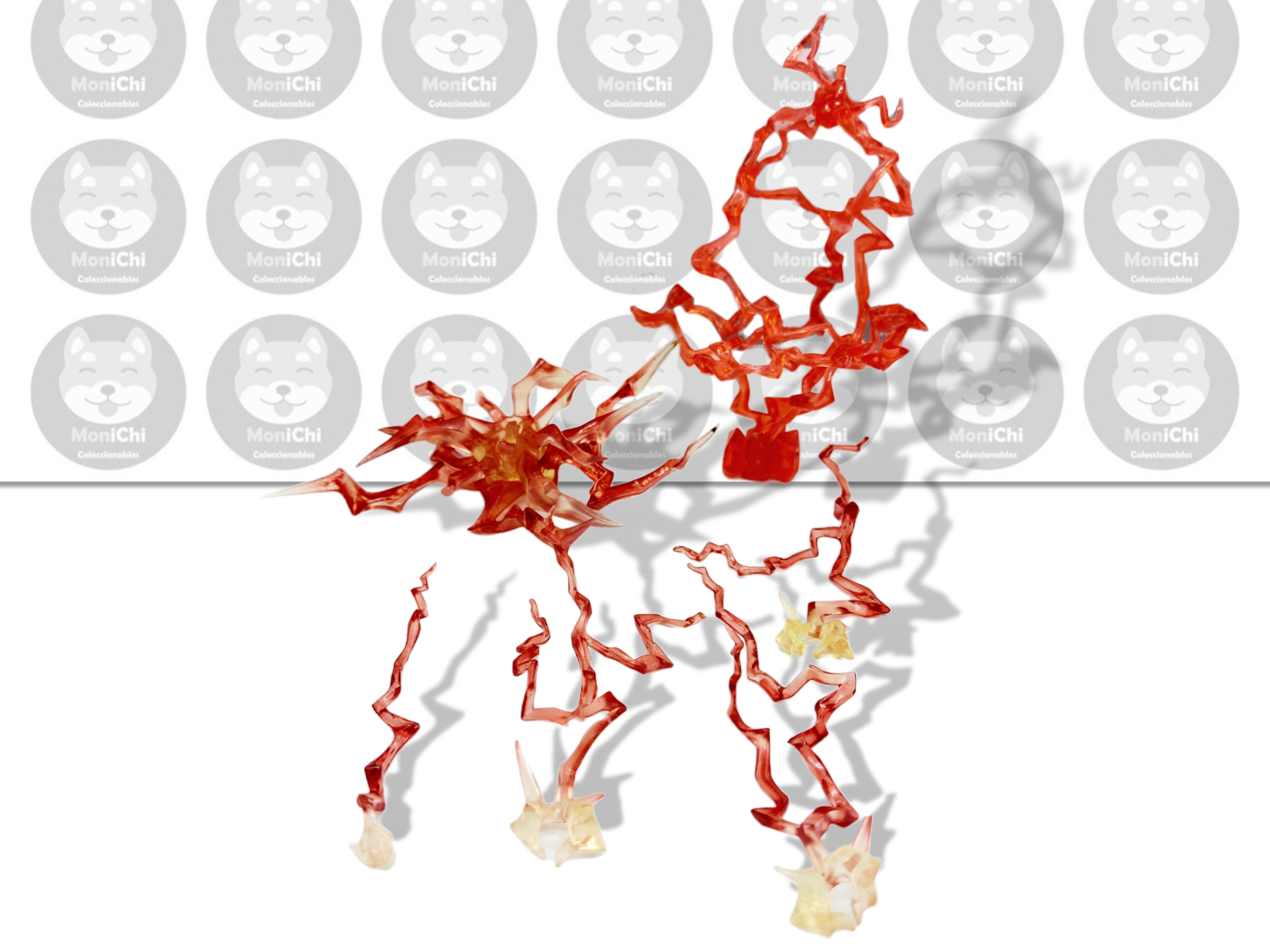 Tamashii Effect Efecto Poder Truenos Rayos Relámpagos Rojo