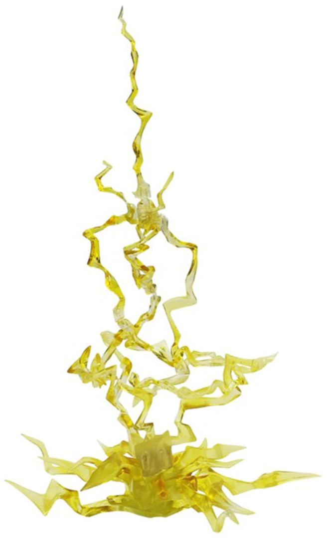 Tamashii Effect Efecto Poder Truenos Rayos Relámpagos Amarillo