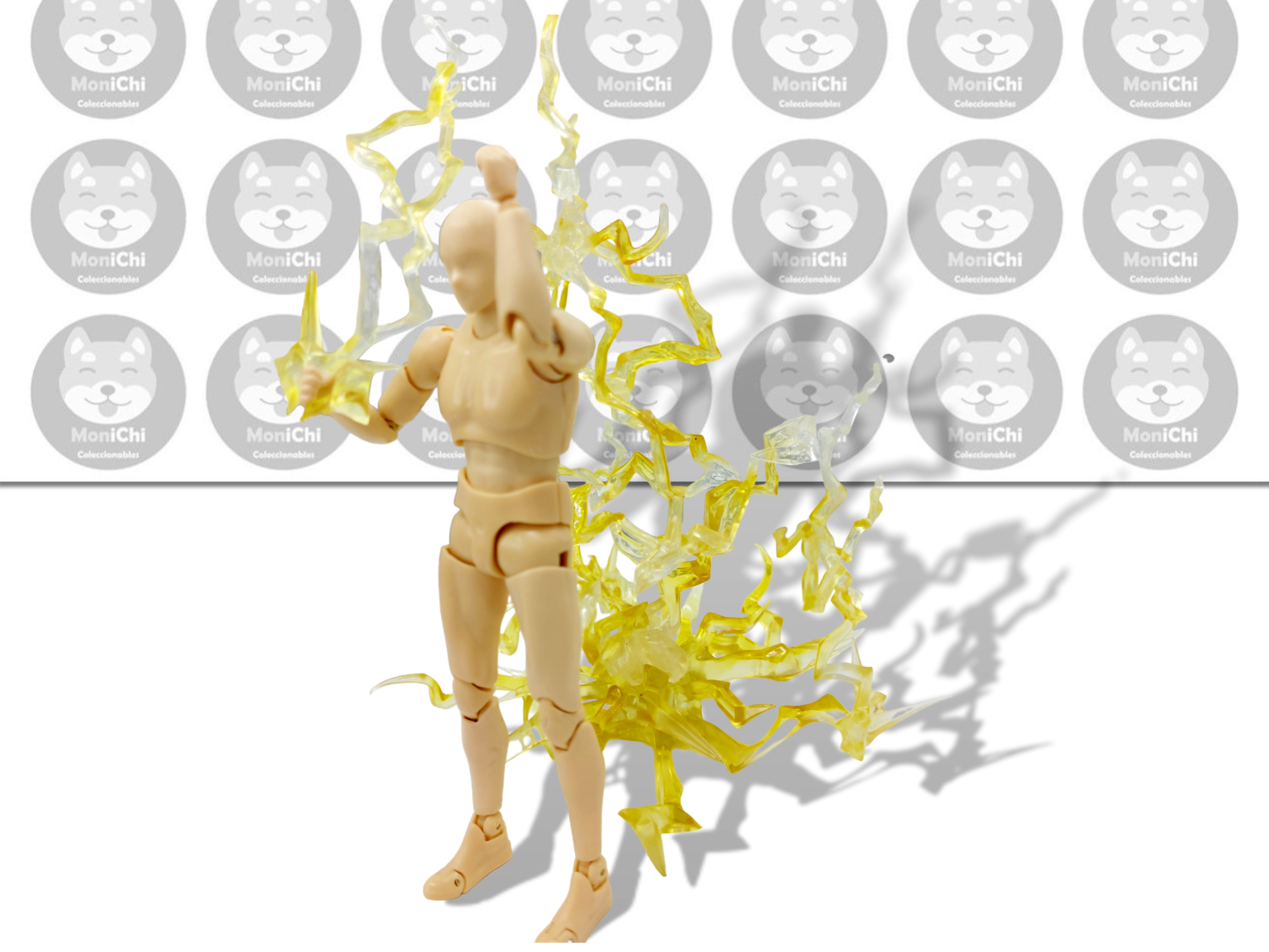 Tamashii Effect Efecto Poder Truenos Rayos Relámpagos Amarillo