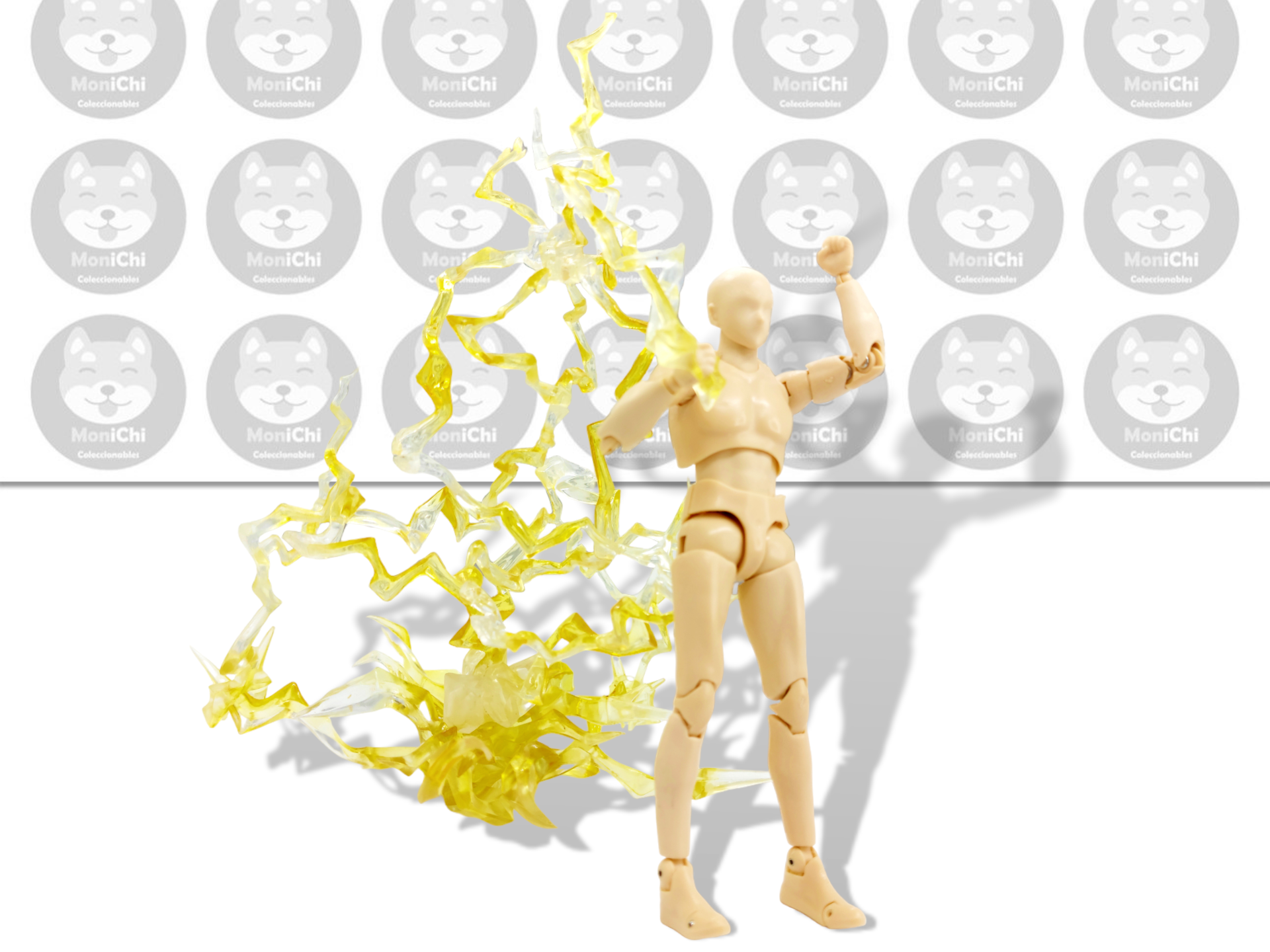 Tamashii Effect Efecto Poder Truenos Rayos Relámpagos Amarillo