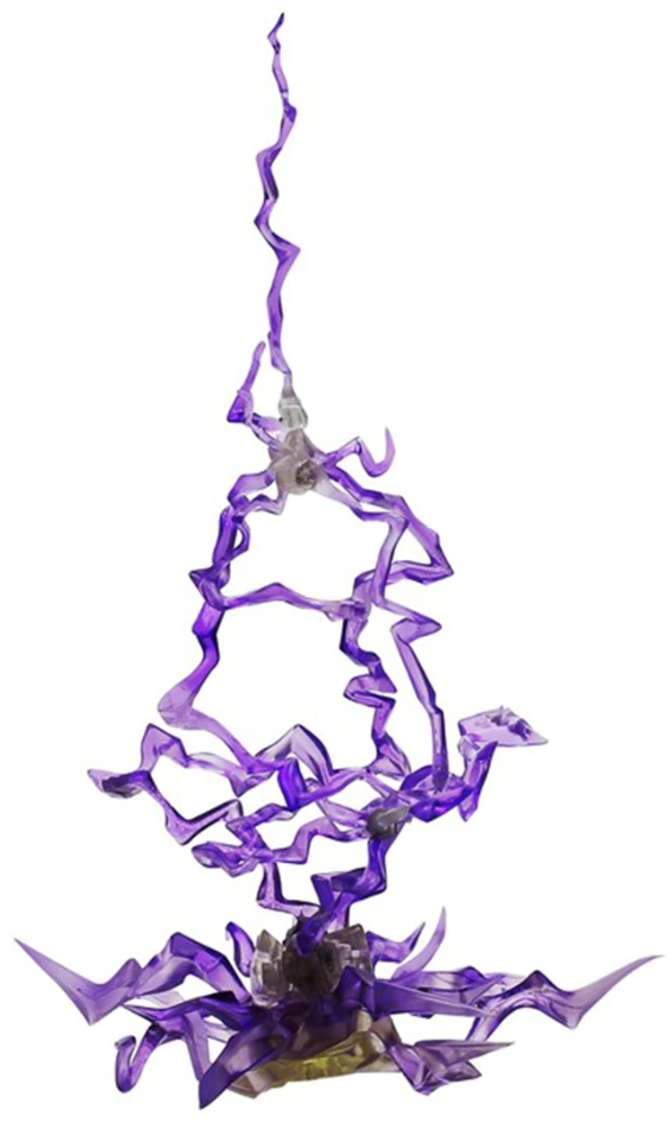 Tamashii Effect Efecto Poder Truenos Rayos Relámpagos Morado