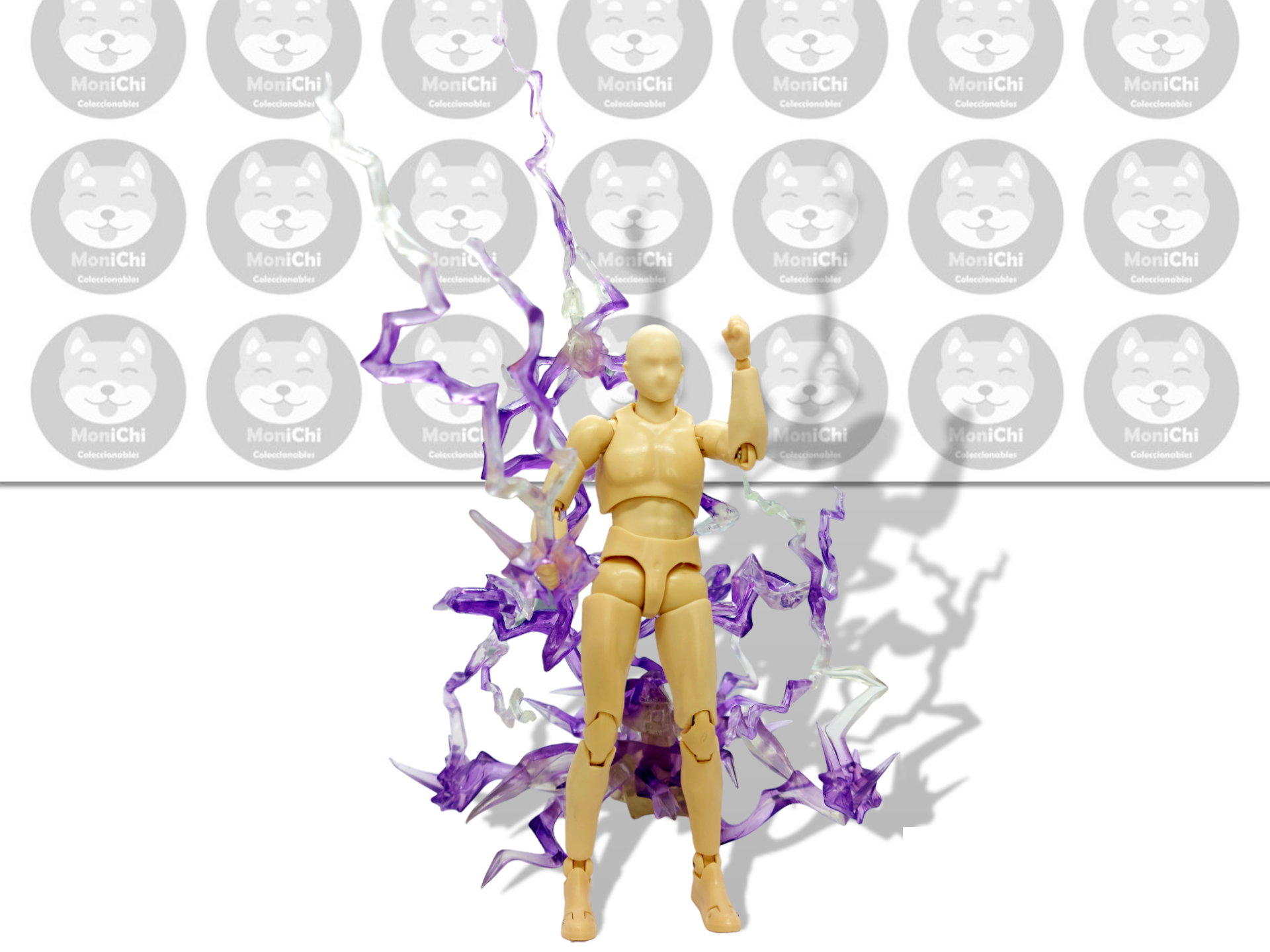 Tamashii Effect Efecto Poder Truenos Rayos Relámpagos Morado