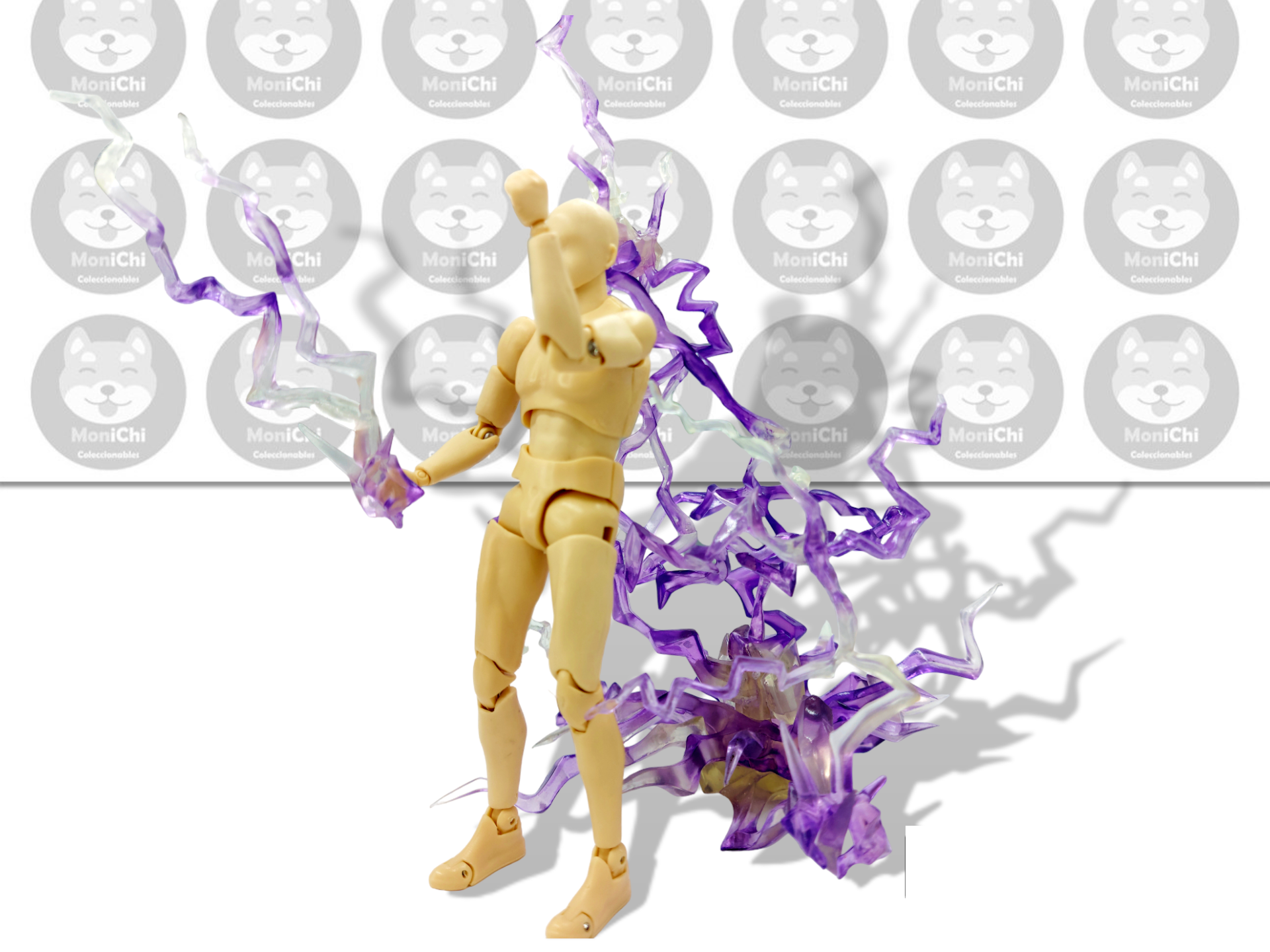 Tamashii Effect Efecto Poder Truenos Rayos Relámpagos Morado