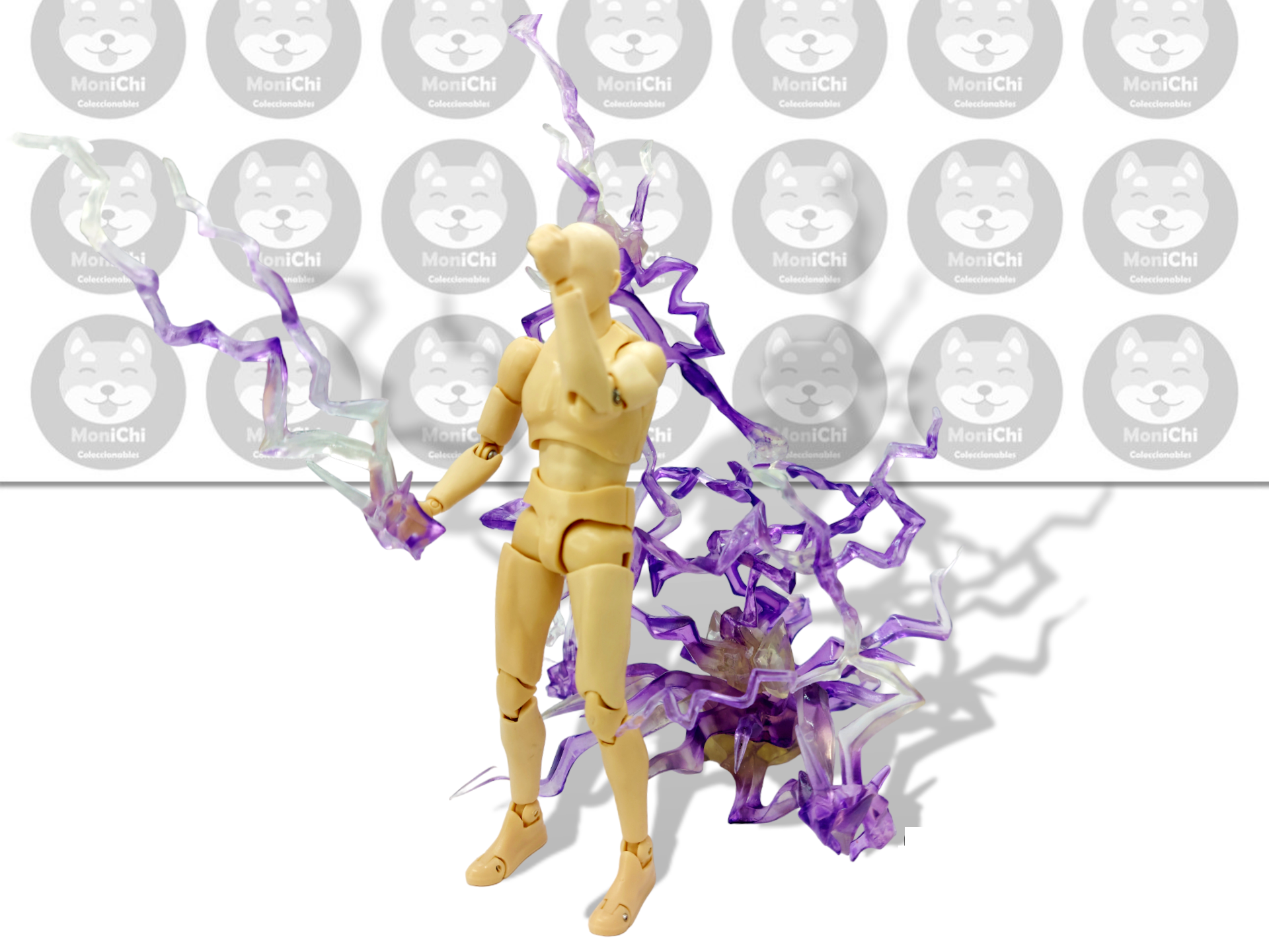 Tamashii Effect Efecto Poder Truenos Rayos Relámpagos Morado