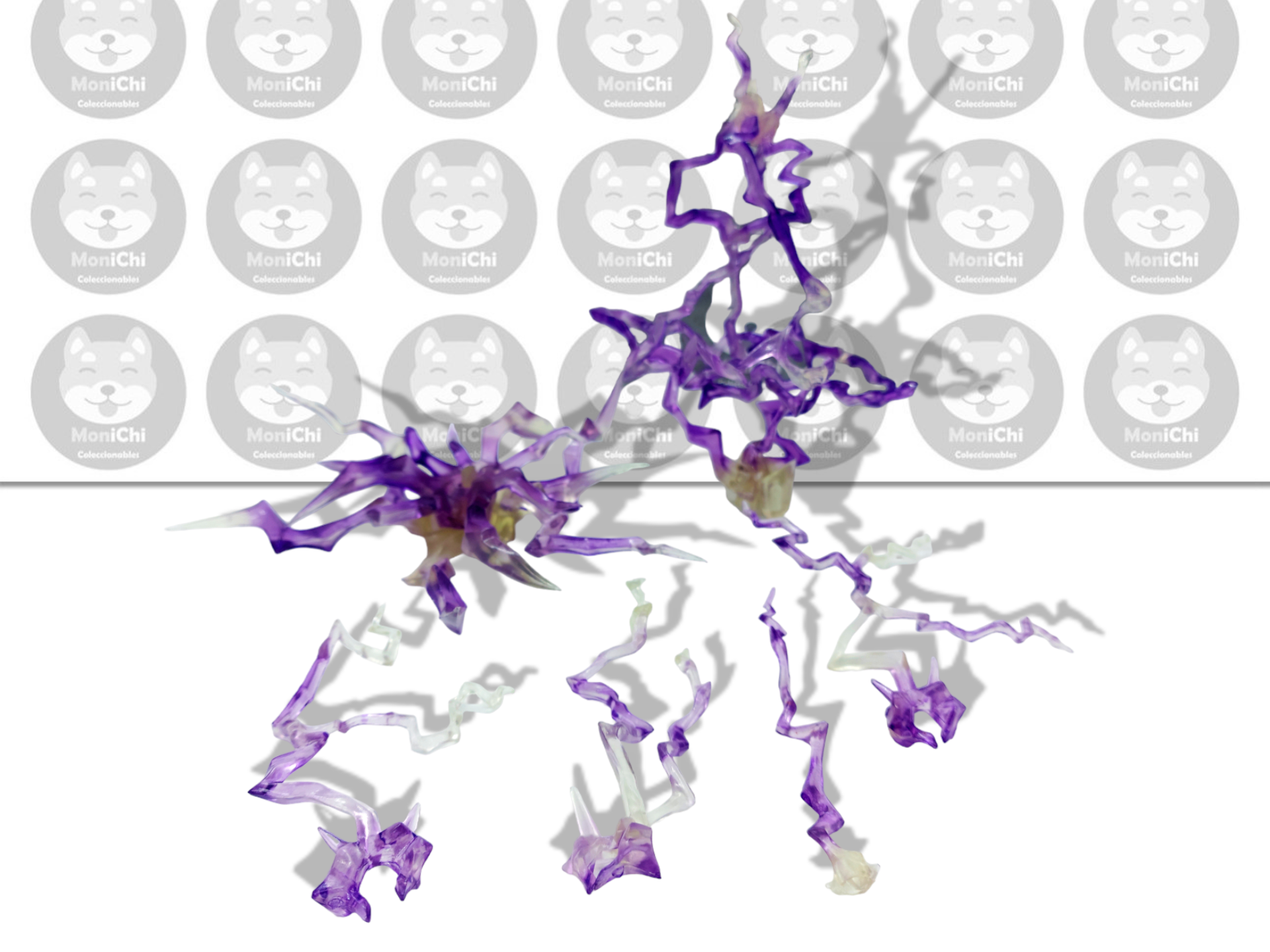 Tamashii Effect Efecto Poder Truenos Rayos Relámpagos Morado