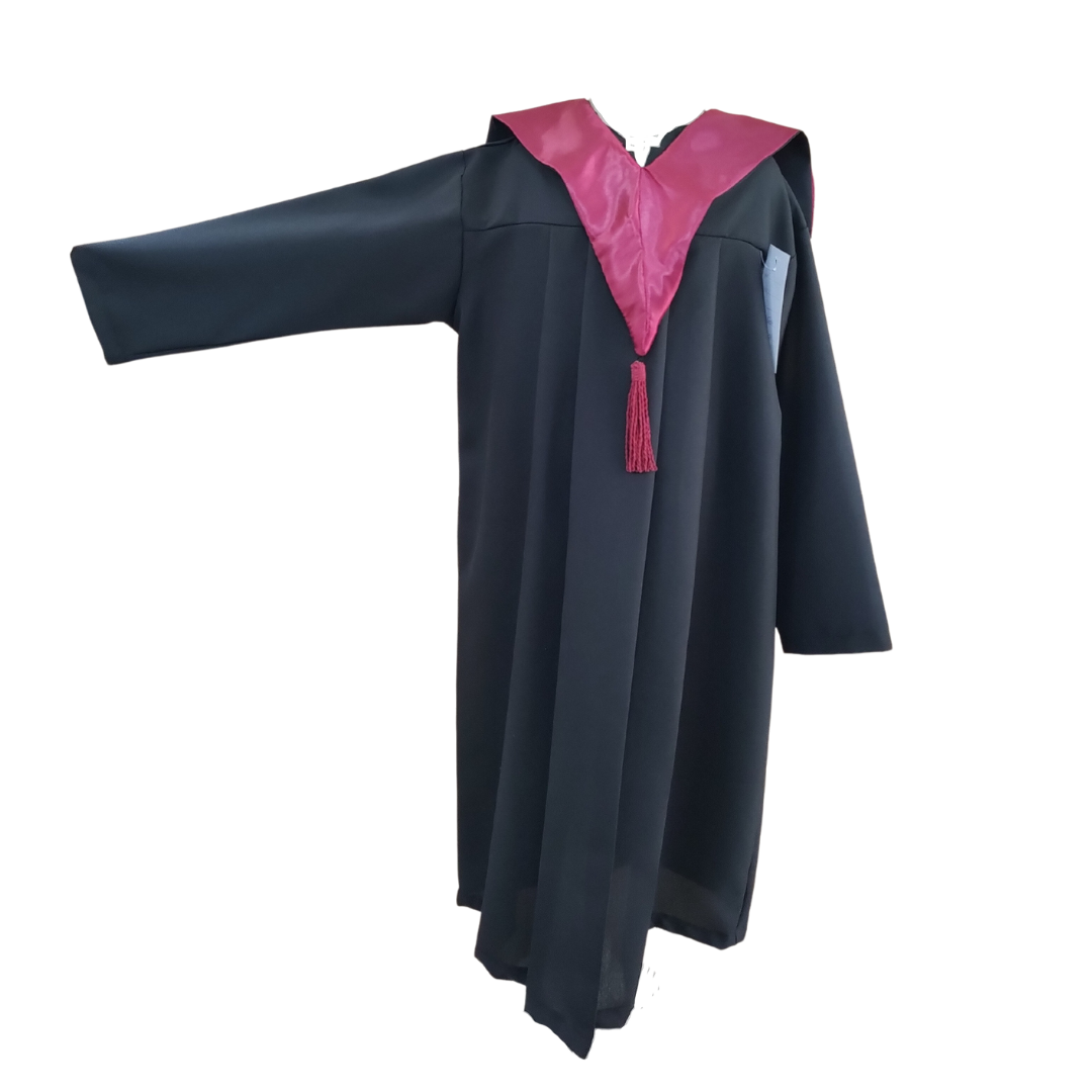 Toga Y Birrete Estola Negra Adulto Graduación