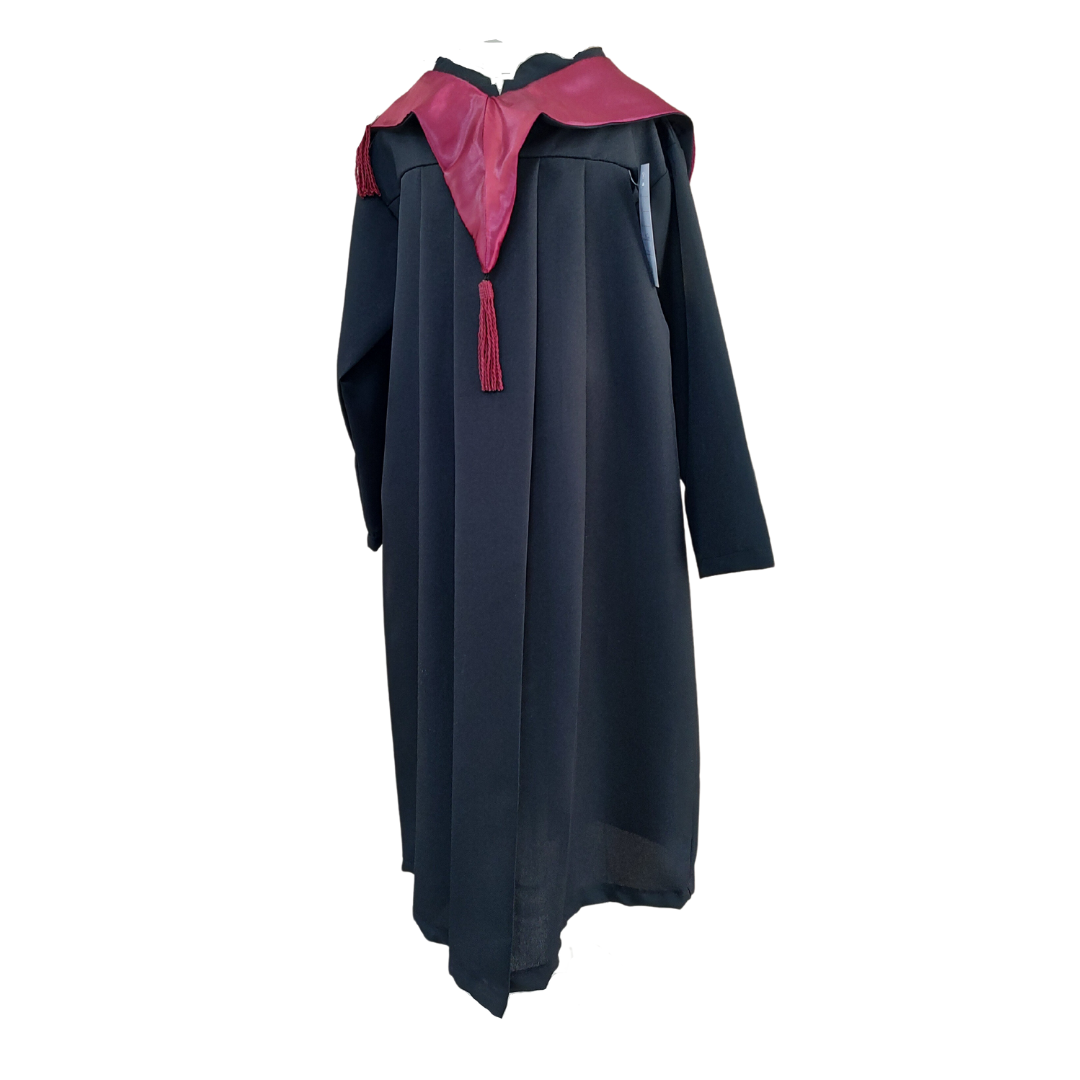 Toga Y Birrete Estola Negra Adulto Graduación
