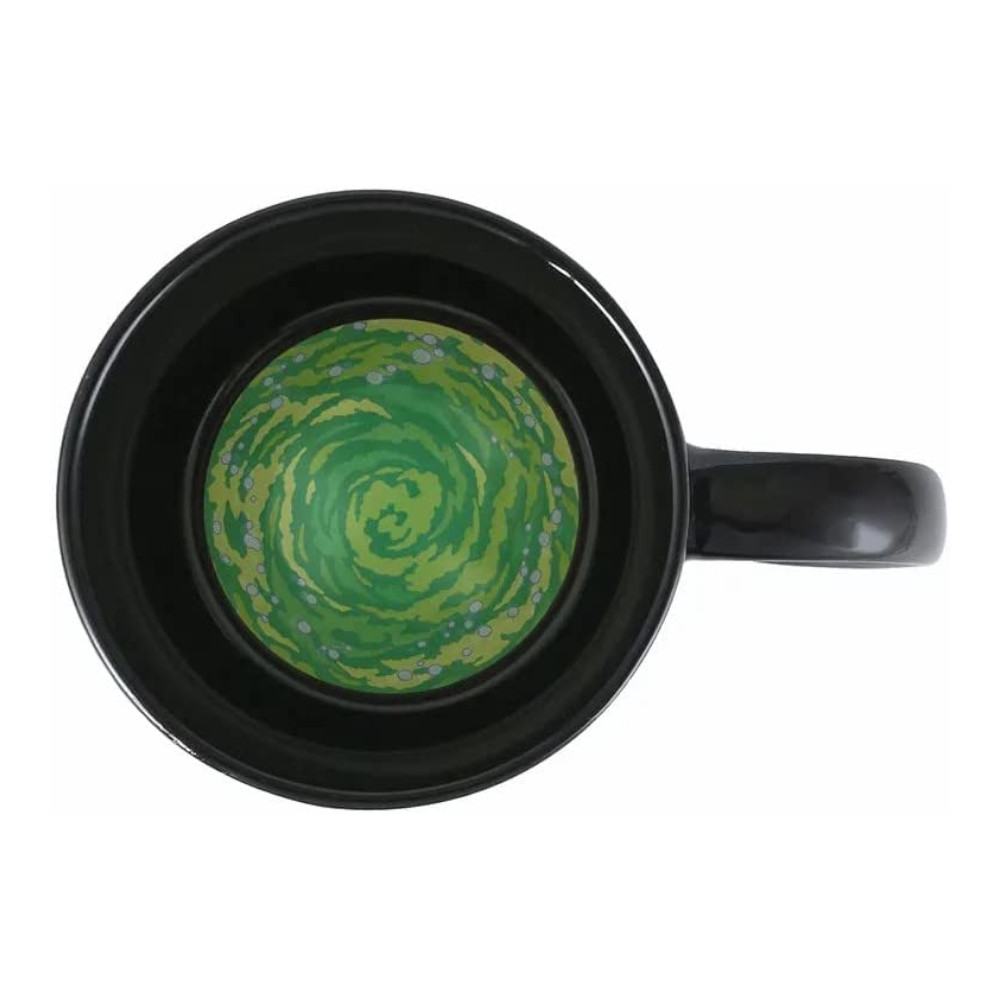 Taza Mágica Geek Industry Rick Y Morty, Rick en Llamas 330ml