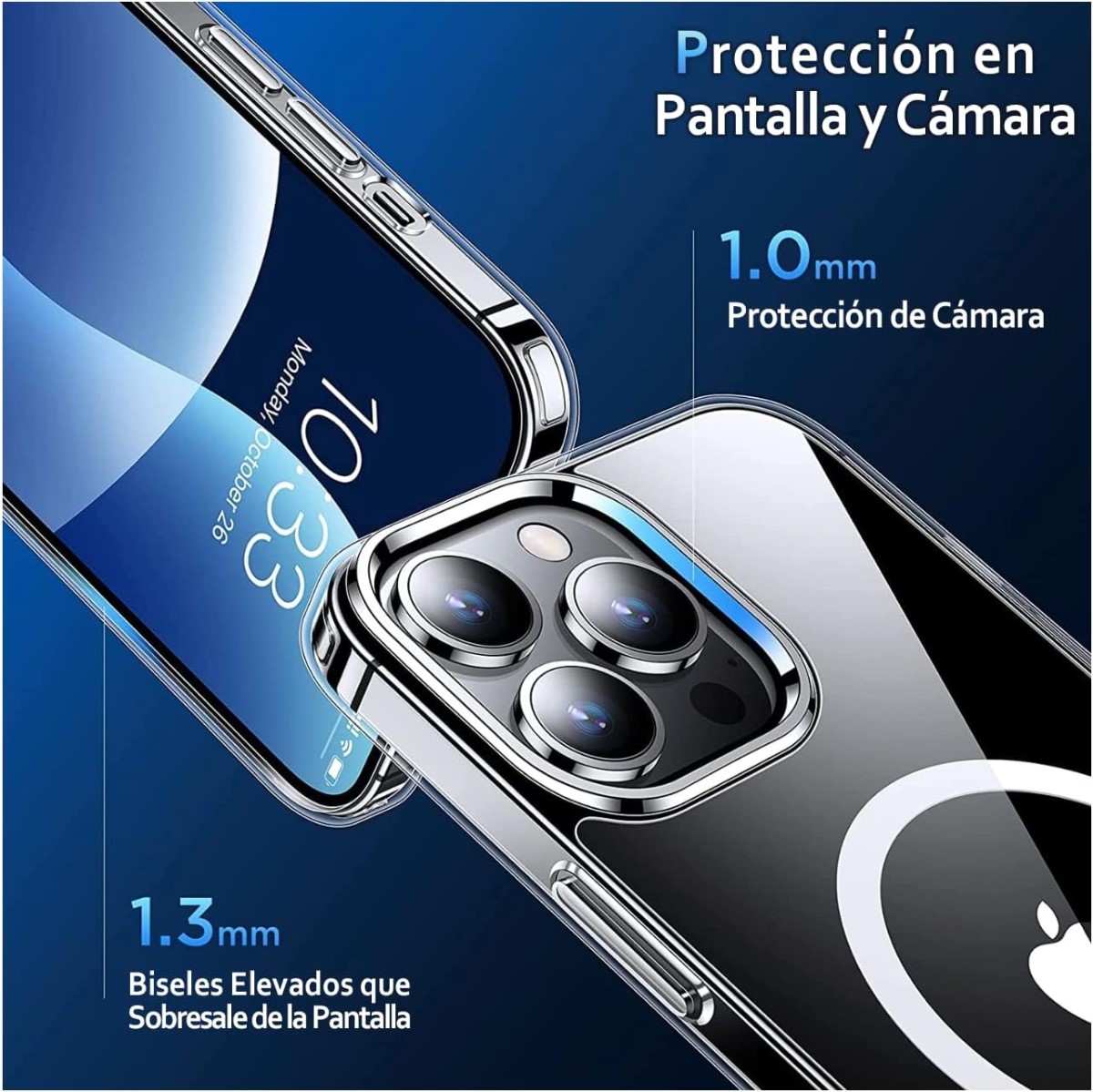  FastSun Funda Defender diseñada para iPhone 12 Pro Max, funda  protectora híbrida a prueba de golpes, funda rígida de doble capa  compatible con iPhone 12 Pro Max de 6.7 pulgadas (cierre +