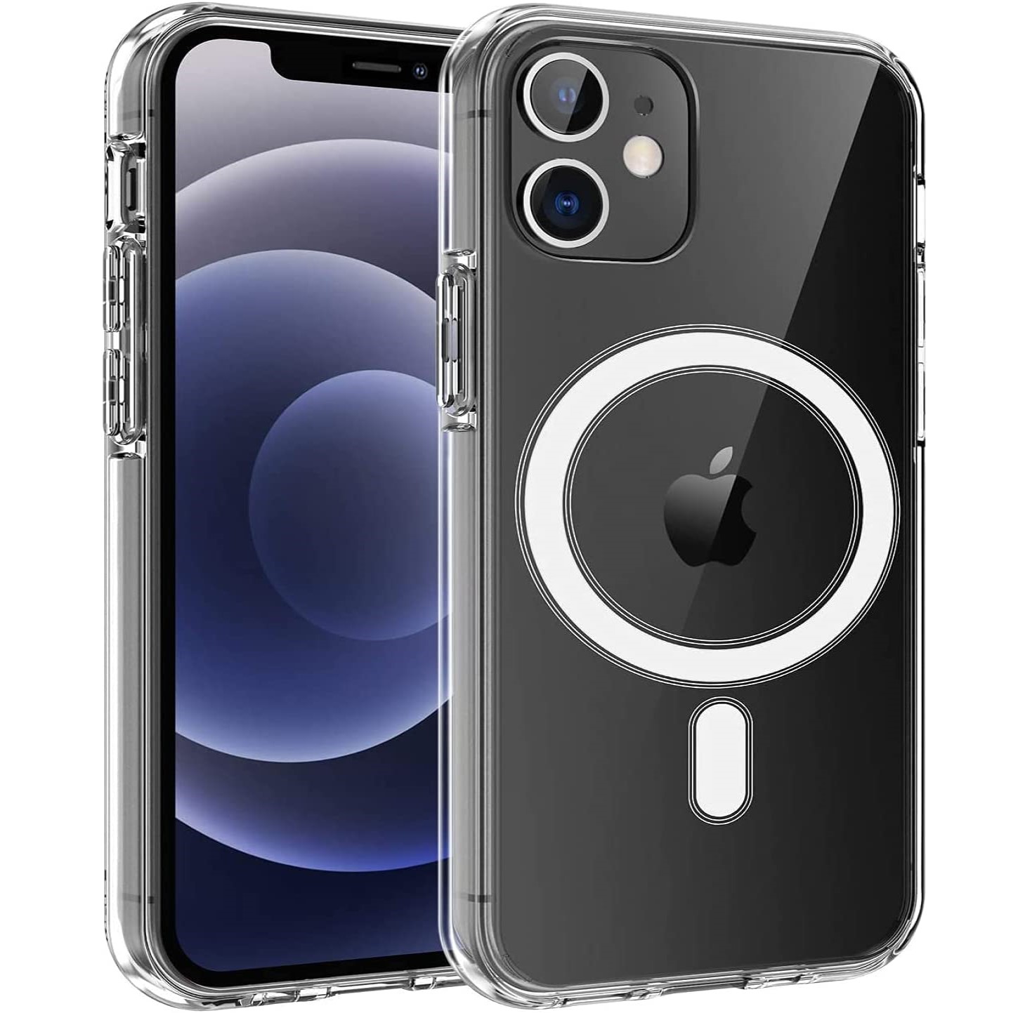 Funda para iPhone 11 de 6,1" Case Transparente Minimalista, Carga Magnética e inalámbrica Compatible Magsafe (2023) Carcasa a Prueba de Golpes de Uso Rudo