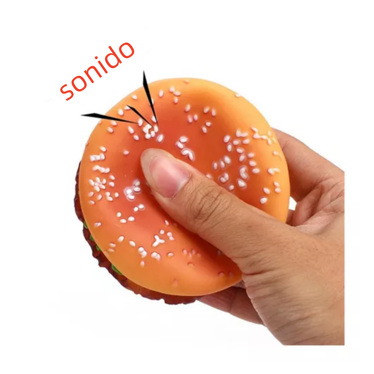Juguetes Sonoros Hamburguesa Para perro y  Mascotas