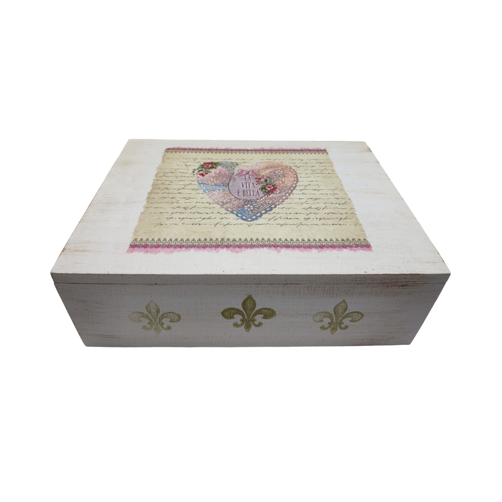 Costurero Vintage De Madera  La Vita E Bella 