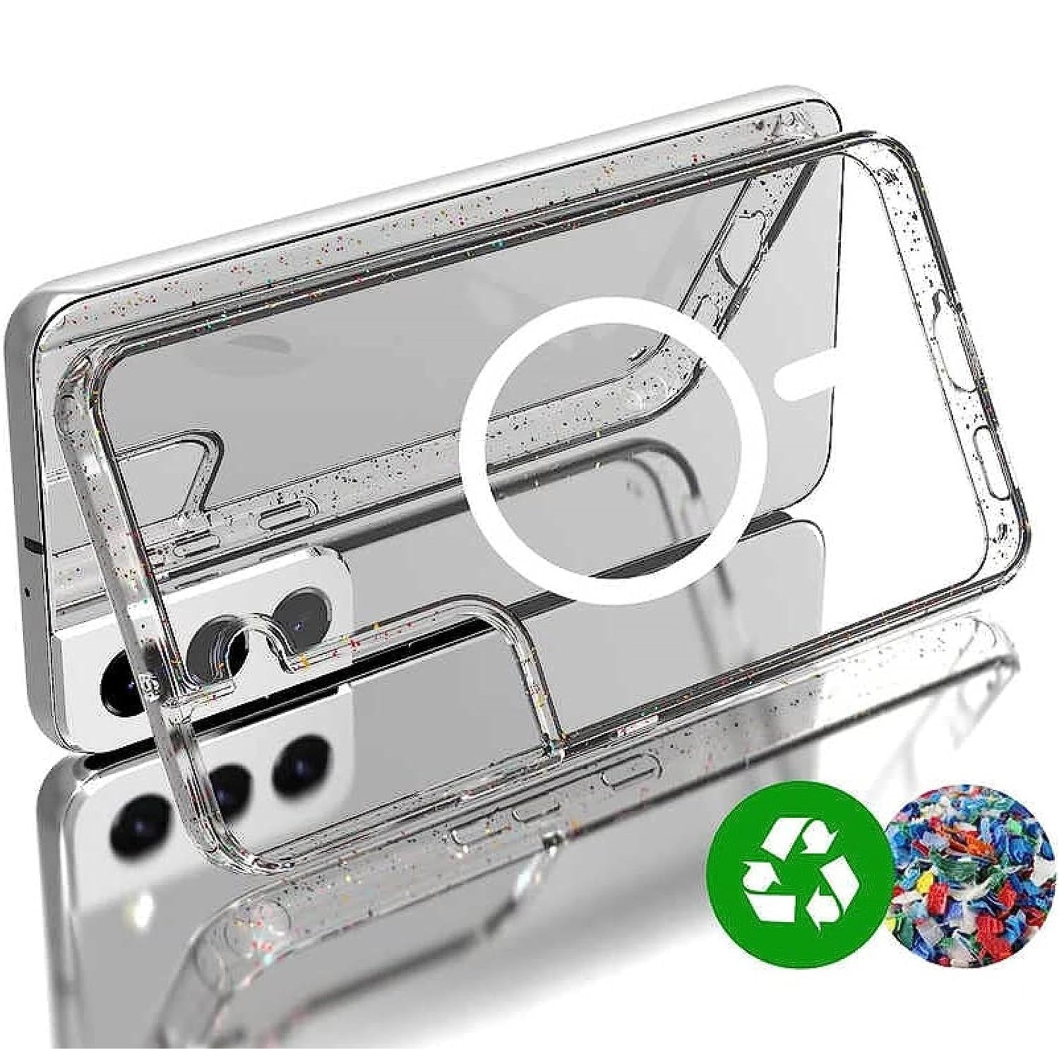 Funda para Samsung Galaxy S22 Plus 5G de 6.6" Case Minimalista Transparente Compatible con Carga Magnetica e Inalambrica Cubierta A Prueba De Golpes Uso Rudo Anti-Amarillo