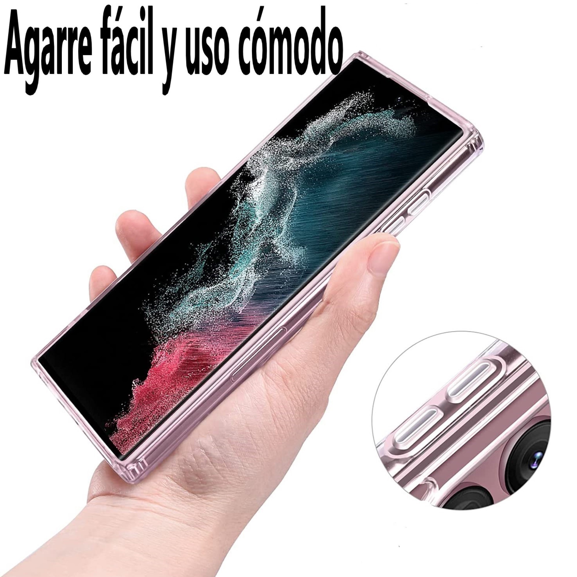 Funda para Samsung Galaxy S22 Ultra 5G de 6.8" Case Minimalista Transparente Compatible con Cargador Magsafe y Carga Inalambrica Cubierta A Prueba De Golpes Uso Rudo Anti-Amarillo