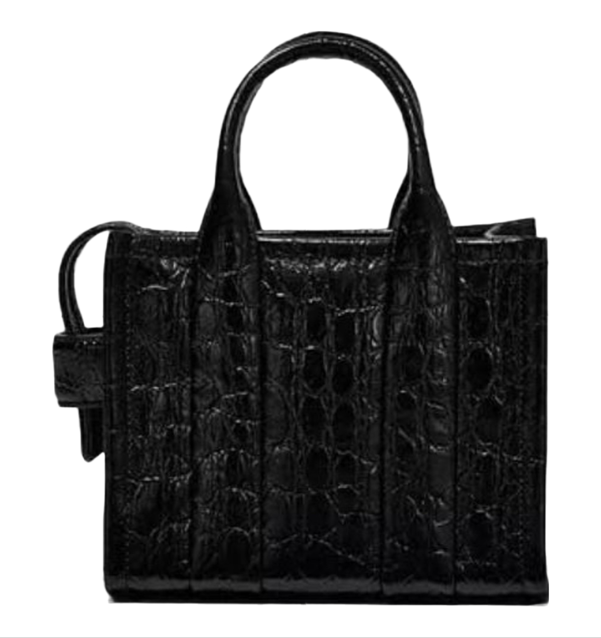 Bolsa para Dama Marc Jacobs The Croc-Embossed Micro Tote H089L01RE22 001 Negro