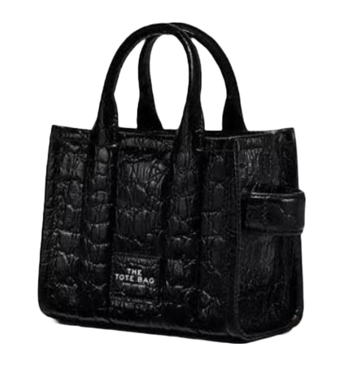Bolsa para Dama Marc Jacobs The Croc-Embossed Micro Tote H089L01RE22 001 Negro