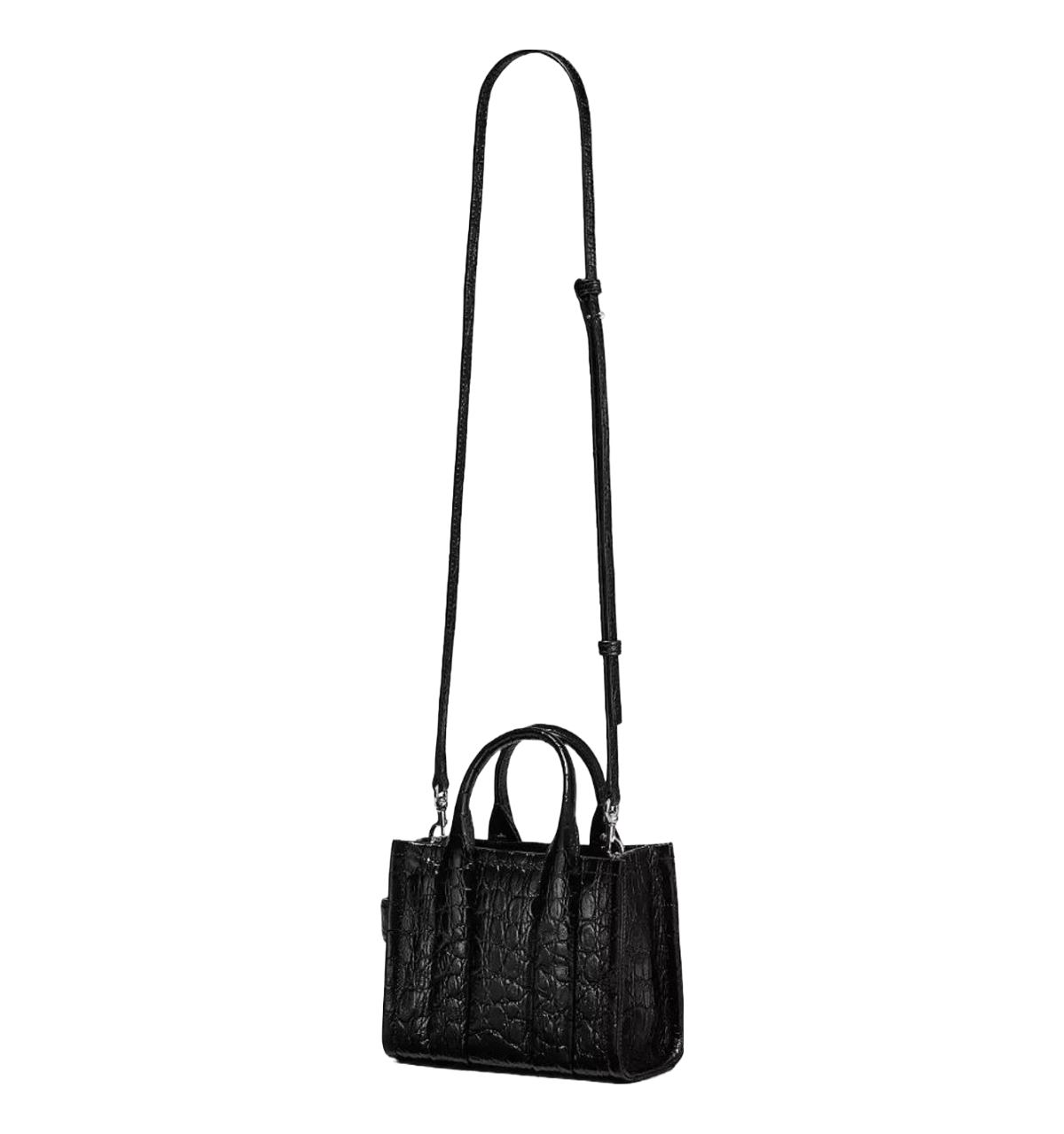 Bolsa para Dama Marc Jacobs The Croc-Embossed Micro Tote H089L01RE22 001 Negro