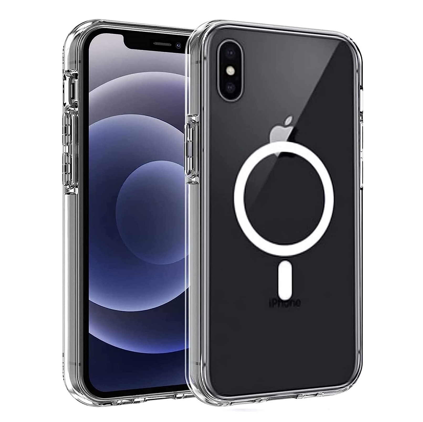 Funda Protector para iPhone X/XS de 5.8" Case Minimalista con Carga Magnética e inalámbrica Magsafe (2023) Carcasa a Prueba de Golpes de Uso Rudo