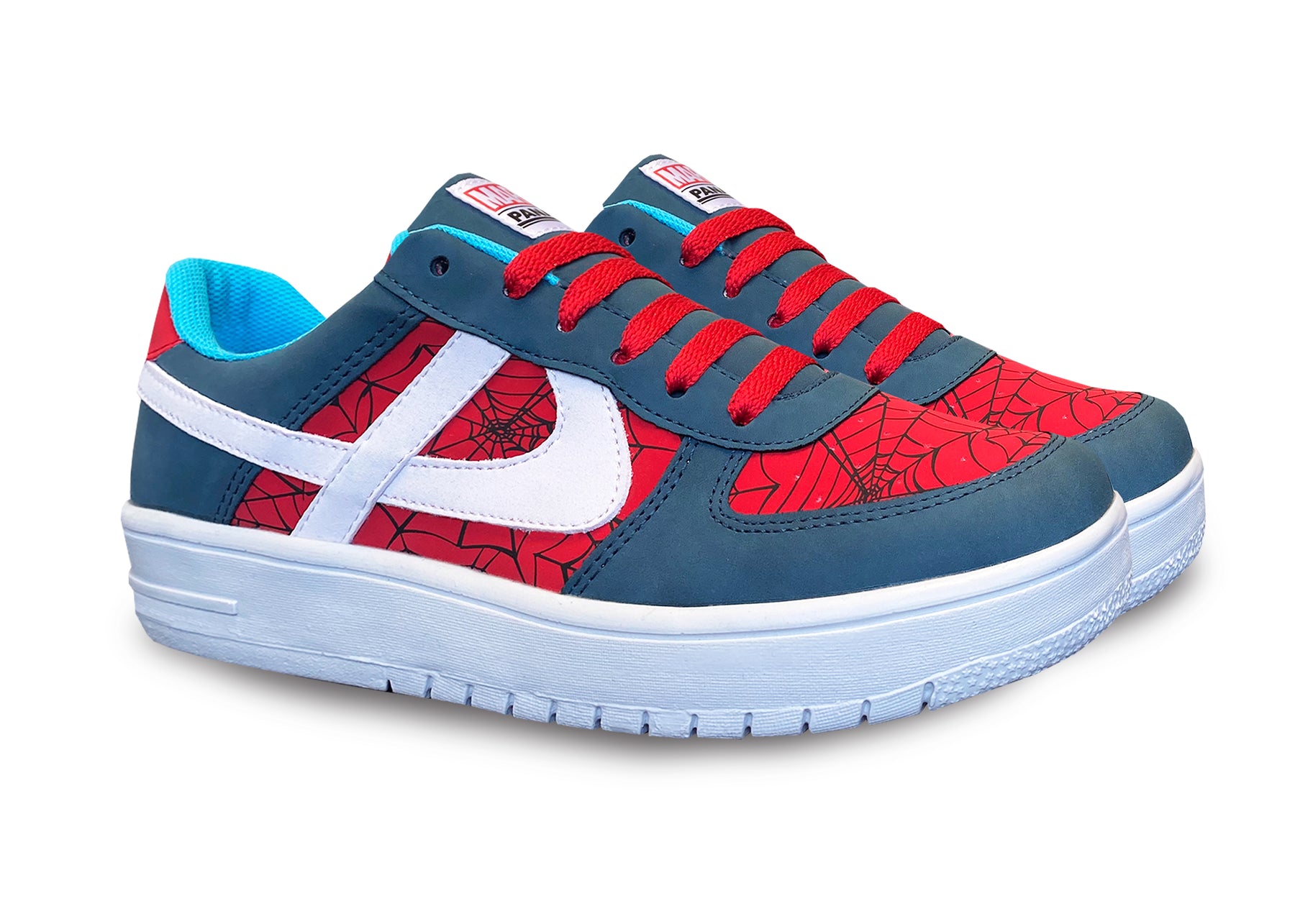 Tenis Panam Marvel Spider-Man Rojo Azul Urbano