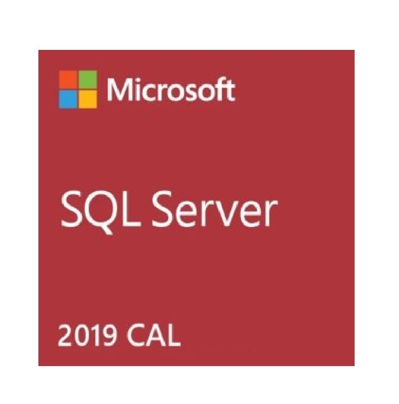 Licencia Microsoft SQL Server 2019 CAL, para 5 Usuarios. Compatible para Servidores Lenovo. 