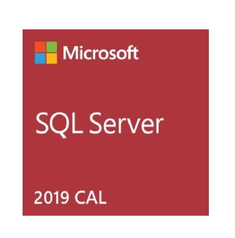 Licencia Microsoft SQL Server 2019 CAL, para 5 Usuarios. Compatible para Servidores Lenovo.