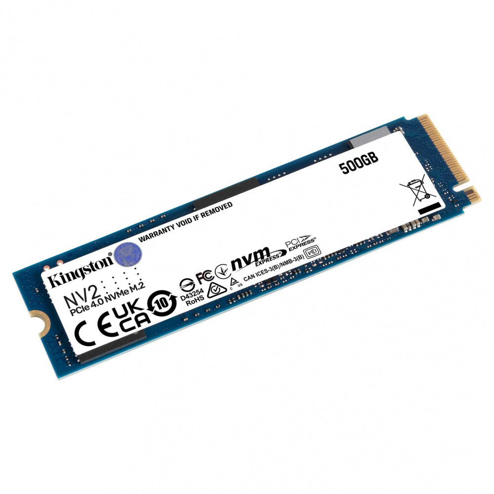 SSD Kingston NV2 NVMe, 500GB, PCI Express 4.0, M.2