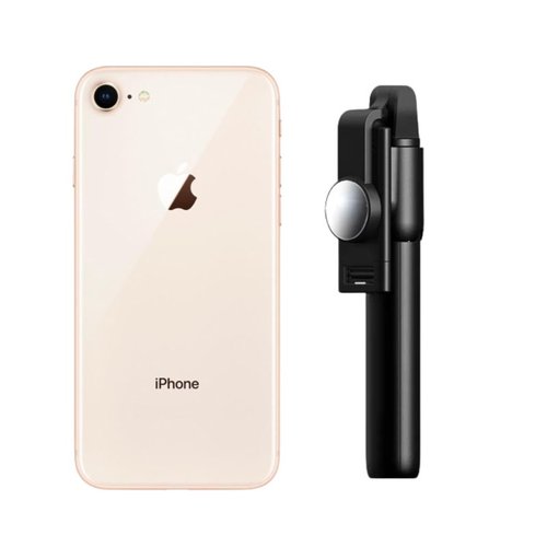 iPhone 8 64GB Dorado Reacondicionado Grado A + Bastón Bluetooth