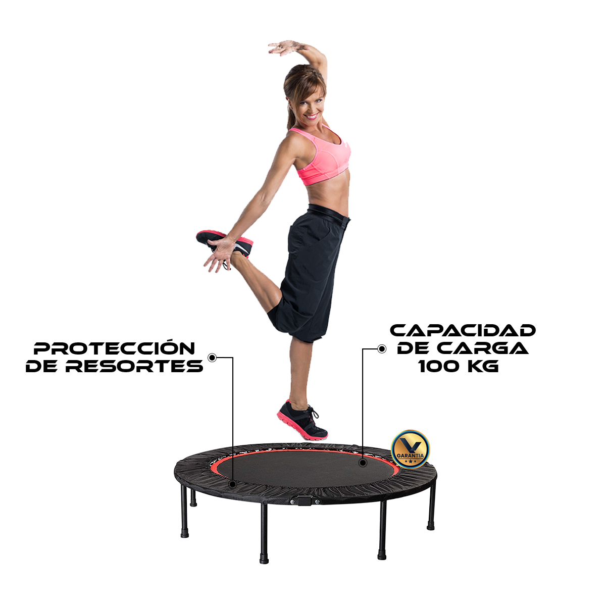 Trampolin Mini Individual para Hacer Ejercicio
