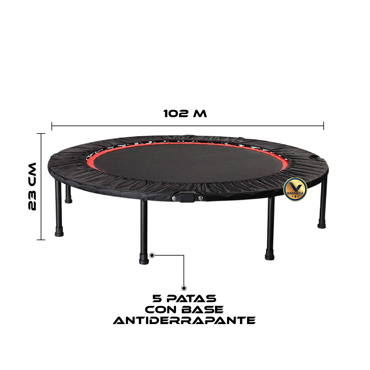 Trampolin Mini Individual para Hacer Ejercicio